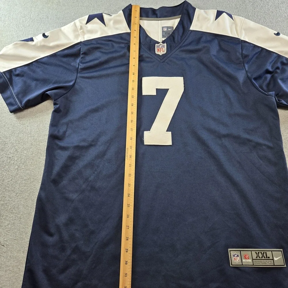 Dallas Cowboys Jersey Mens 2XL Blue NFL Football‎ DIGGS 7 Nike On Field